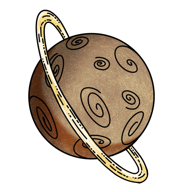 brown spiral